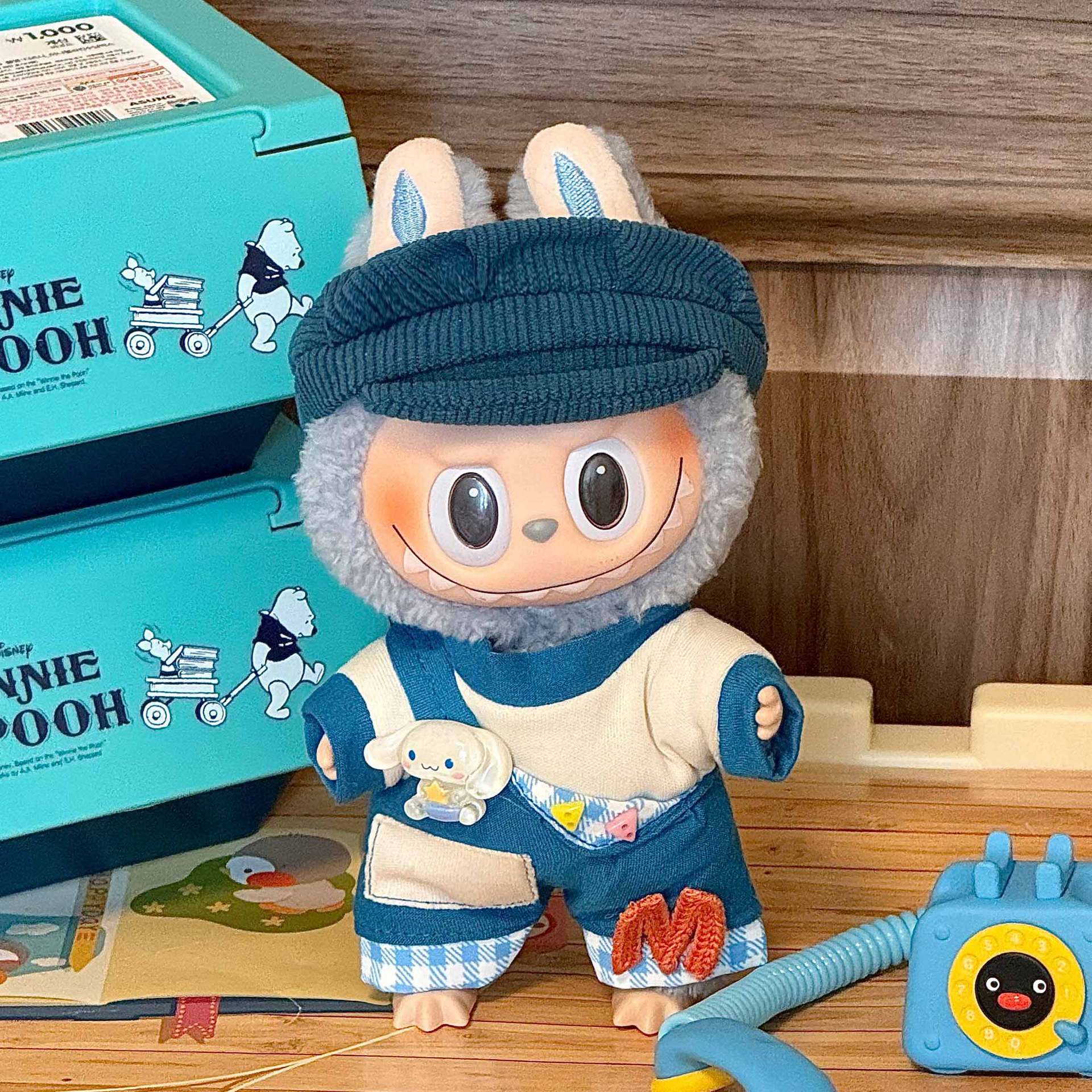 Labubu Sitting Party Doll Clothes First and Second Generation Blind Box Use Labubu Clothes Plush Vinyl Face