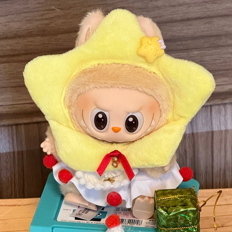 Labubu Sitting Party Doll Clothes First and Second Generation Blind Box Use Labubu Clothes Plush Vinyl Face