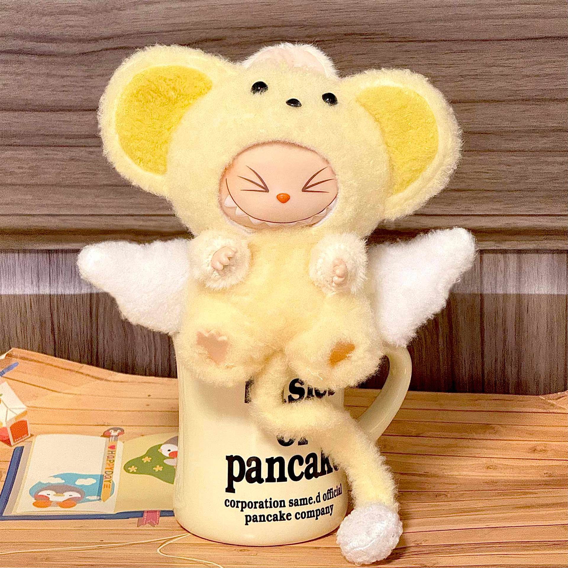 Labubu Sitting Party Doll Clothes First and Second Generation Blind Box Use Labubu Clothes Plush Vinyl Face