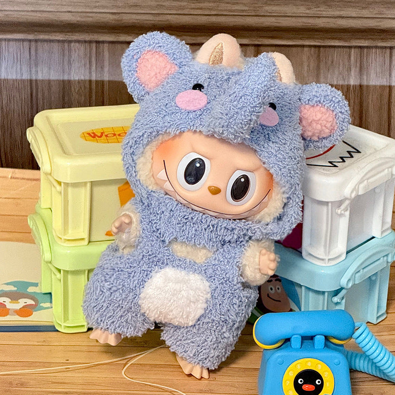 Labubu Sitting Party Doll Clothes First and Second Generation Blind Box Use Labubu Clothes Plush Vinyl Face