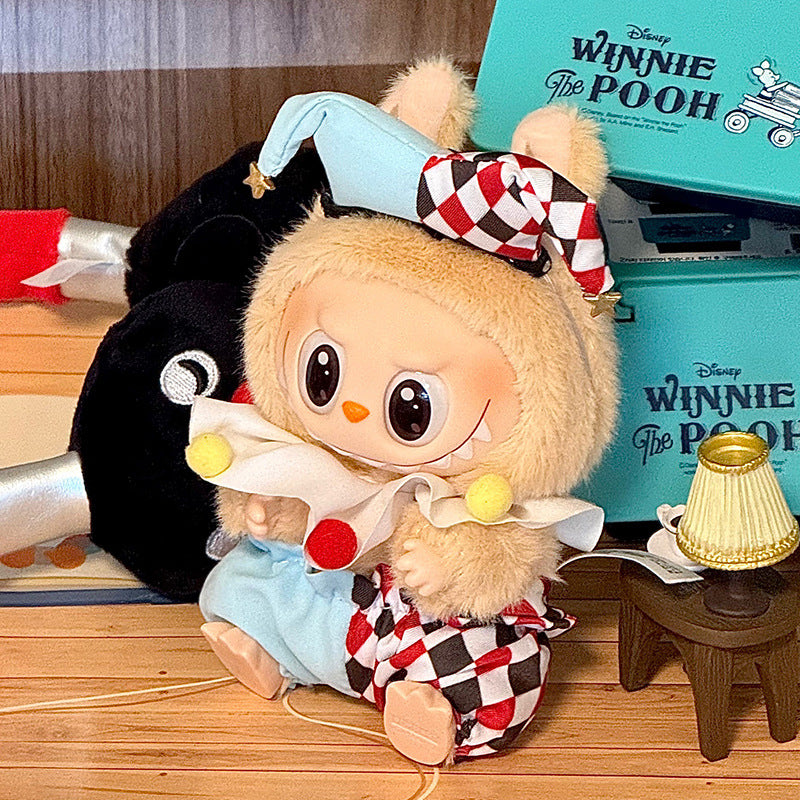 Labubu Sitting Party Doll Clothes First and Second Generation Blind Box Use Labubu Clothes Plush Vinyl Face