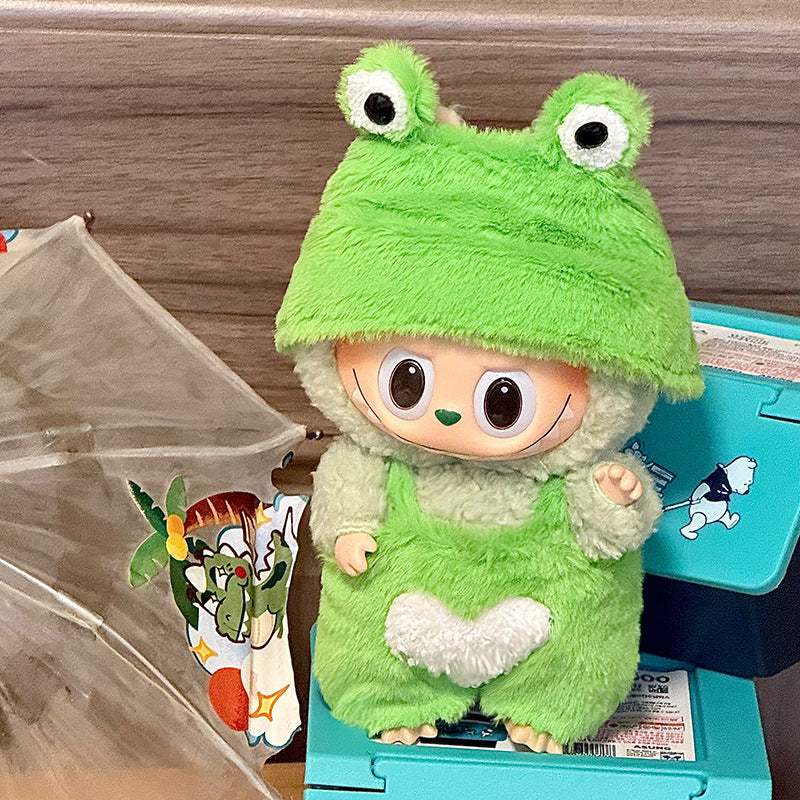 Labubu Sitting Party Doll Clothes First and Second Generation Blind Box Use Labubu Clothes Plush Vinyl Face