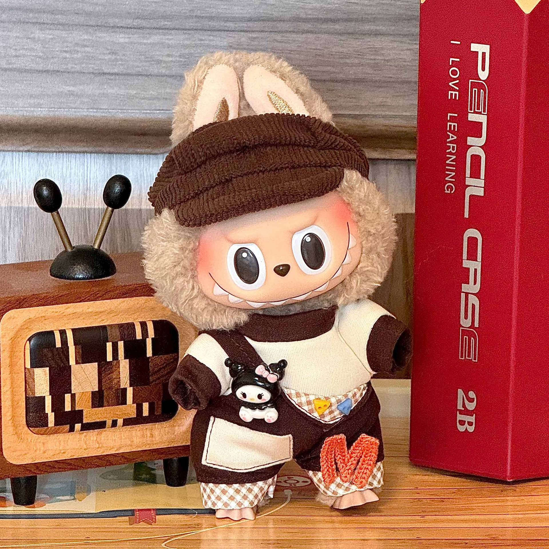 Labubu Sitting Party Doll Clothes First and Second Generation Blind Box Use Labubu Clothes Plush Vinyl Face