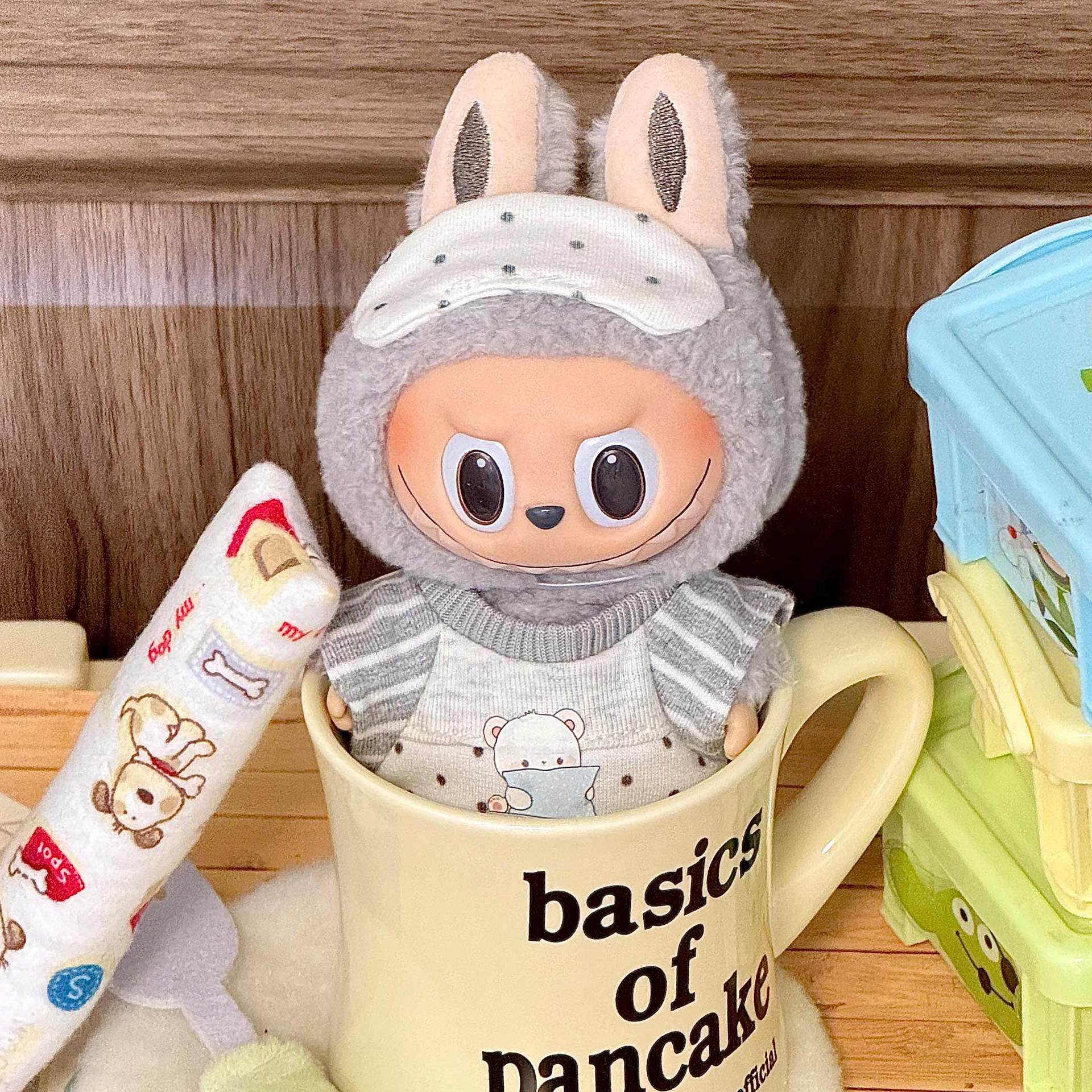 Labubu Sitting Party Doll Clothes First and Second Generation Blind Box Use Labubu Clothes Plush Vinyl Face