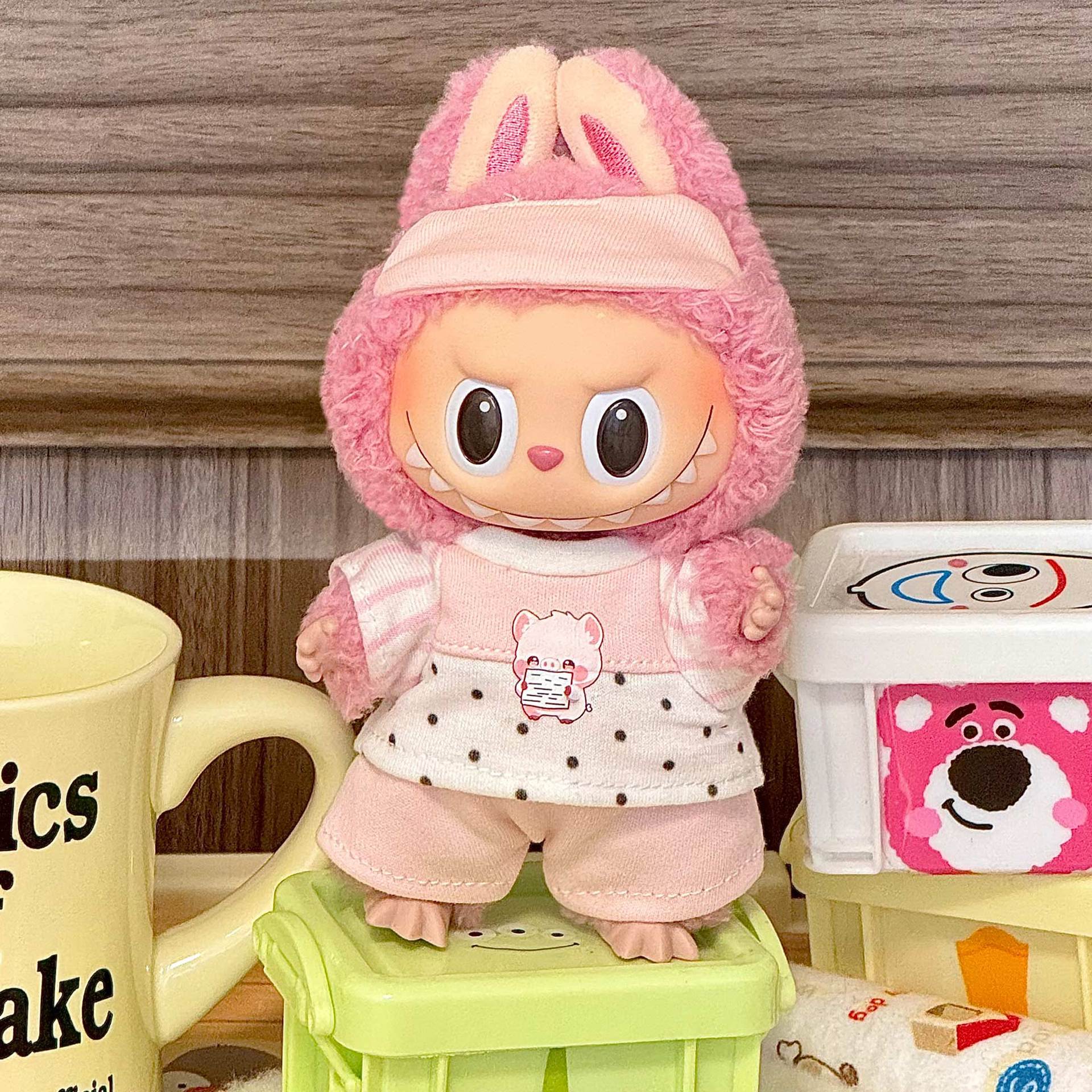 Labubu Sitting Party Doll Clothes First and Second Generation Blind Box Use Labubu Clothes Plush Vinyl Face