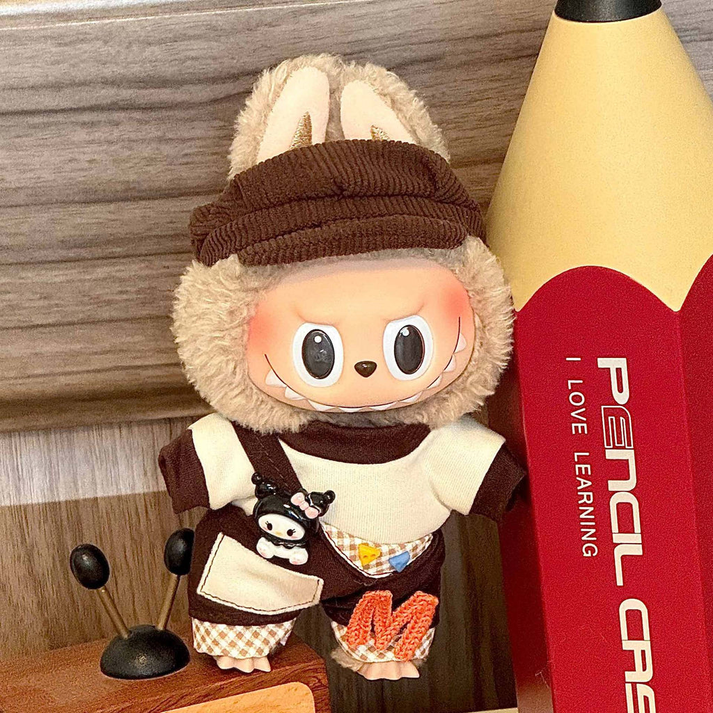 Labubu Sitting Party Doll Clothes First and Second Generation Blind Box Use Labubu Clothes Plush Vinyl Face